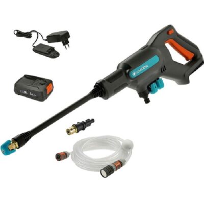 Πλυστικό Πιστόλι Μπαταρίας Σετ GARDENA - ΑquaClean 18V RtU  18V Lion Power for All (1x2.5Ah) (14800-20)