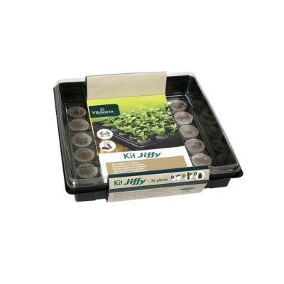 Σετ Μίνι Θερμοκήπιο Και 36 Ταμπλέτες Κοπροχώματος Vilmorin Kit Jiffy 36